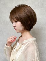 メゾンドイギー(MAISON de IGGY)&nbsp;ショート/ショートボブ/マッシュボブ/グレージュ/ミニボブ