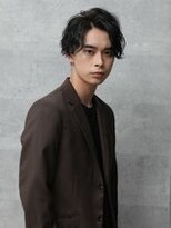 ヘアーカッティングガーデン ジャック モアザン 松山店&nbsp;メンズパーマ/前下がり/刈り上げ ［松山市駅/白髪ぼかし］