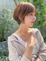 センスヘア(SENSE Hair) フェイスラインとシルエットで魅せる 小顔効果大の大人ショート