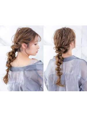 [#ヘアセット#長浜]【☆パーティーヘアセット☆一律￥4900】結婚式/卒業式などにオススメ♪