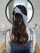 ラニヘアサロン(lani hair salon)&nbsp;ポコポコハーフアップ
