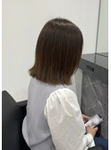 切りっぱなしボブ