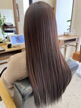 ウイ バイ ファースト 北四番丁店(u'i by first) ★美髪カラー★暗髪艶カラーワンレンロング