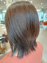 ヘアーズ 本店(HAIRZ)&nbsp;《HAIRZ 》藤井☆イヤリングカラーブルー、ウルフレイヤー