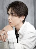 韓流センターパートコンマバングニュアンスパーマダウンパーマ