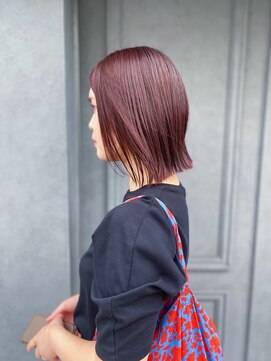 ザデイ(THE DAY) ボルドーカラーボブ