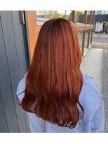 エムサロン ルームス(emusalon Room's)&nbsp;【Rina】ブリーチなしオレンジカラー
