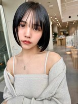 イメチェン前髪小顔ボブ_銀座