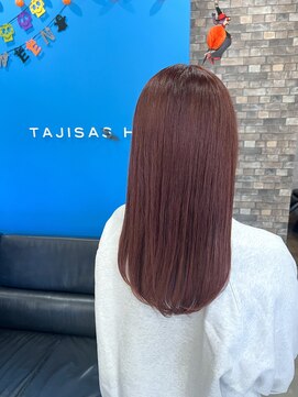 タジサスヘアー(TAJISAS HAIR) ▼ローズピンク×ロング