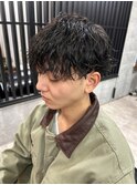 ツイストスパイラルツイスパメンズマッシュメンズパーマ【大和】