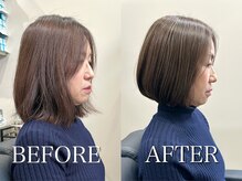 タウ 表参道(taw)の雰囲気（白髪染め特有の赤茶も、一度の施術で柔らかい色に仕上がります。）