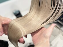 【flammeオリジナルのカラー技術とケア方法】お客様の髪質に合ったトリートメントでダメージケア、髪質改善