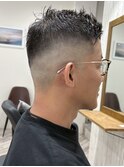 大船メンズカットスキンフェードカット刈り上げツーブロック30代