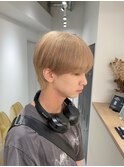 MEN’S HAIR/サーフカール/刈り上げセンターパート/渋谷