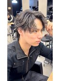 フェザーショート×無造作バング