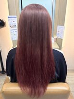 サンク ドリームプラザ店(CINQ)&nbsp;【CINQ】山崎 ブリーチ2回！ピンク×レッドグラデーションカラー