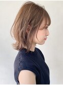 ダークアッシュ薄めバング20代30代40代◎愛され#263g0218