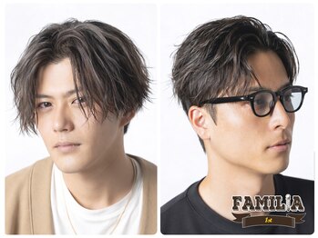 ファミリア 平野(familia)の写真/《トレンドパーマはお任せ》緩めパーマでつくる“大人の余裕”とおしゃれ感◎【平野/メンズ】