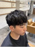 メンズカット/ニュアンスパーマ/マッシュ/20代30代40代
