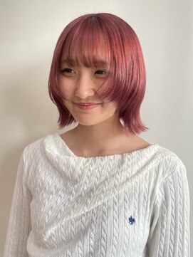 アンプフォーヘア 栄 矢場町(amp for hair.) ピンクカラー