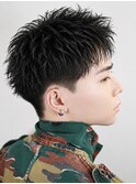 アップバングアクティブショートスパイキーショートリクルート