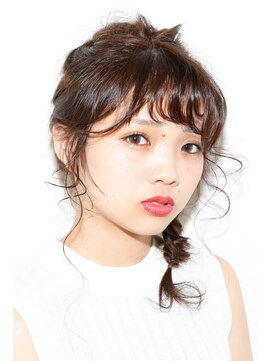 モカ ヘアーデザイン(moca HAIR DESIGN) 少しレトロ感のあるアレンジスタイル