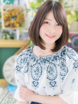 カバーヘア ブリス 上尾西口店(COVER HAIR bliss)&nbsp;*bliss上尾*前下がりエレガント大人ボブa