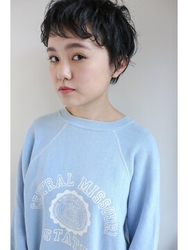 オッジ 西新店(Oggi) 暗髪ウエットショート