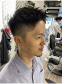 日本橋メンズショートヘアビジネススタイル