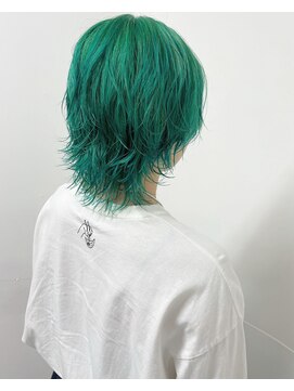 ヘアーアトリエ ネヴェア(hair atelier NEVAEH) mermaid green