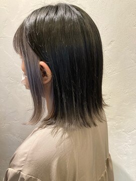 ユアーズヘア 新宿WEST(youres hair) 垢抜け☆フェイスフラミングラベンダーアッシュ