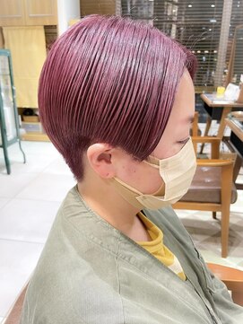 バブ バイネオリーブ(Bab by neolive) ブリーチで作るピンクパープル☆ショート