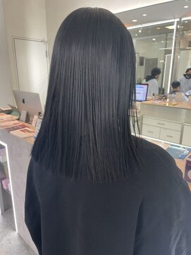 リフトバイマグ 松本駅前店(lift by mag) 20代30代40代髪質改善カラーアッシュベージュ艶感ストレート
