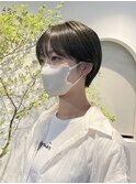 ショート/アースカラー/似合わせカット
