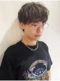 モテ髪☆韓国マッシュシークレットパーマ×ミルクティーアッシュ