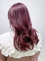 アイティーバイアルバム 八王子店(IT by ALBUM)&nbsp;チェリーピンク_外ハネボブセクションカラー_ba386051