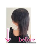 ☆縮毛矯正before☆