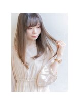 ヘアーラウンジ ハピル(Hair lounge Hapir)&nbsp;M3Dプレミアム縮毛矯正/シルキーベージュ/20代30代40代
