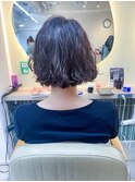 横浜★ボブのレディースパーマカーリー