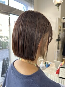 インパークス 西新井店(INPARKS) ぷっつりボブ/インナー/ミルクティーベージュ