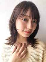 ラフ フロム ガーデン(Laf from GARDEN)&nbsp;【Laf 岡本聡美】ミディアム/レイヤー／顔まわりカット/前髪
