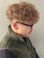 ニアウ 太田店(Niau)&nbsp;スペインカールメンズマッシュフェードメンズパーマ群馬太田眉毛