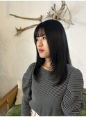 顔まわりレイヤー/韓国風スタイル