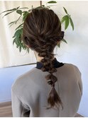 編みおろしアレンジ