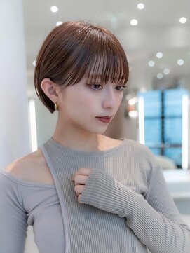 ケアリー  八千代緑が丘(Carelly) 大人かわいい前髪セシルカットココアブラウンフリンジウェーブ