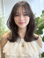 コート 表参道(Cote)&nbsp;Cote 美髪/ダークアッシュ/セミディ/前髪カット/韓国レイヤー