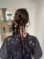 オレンジ梅田店(ORANGE)&nbsp;ヘアセット/お呼ばれ/結婚式/2次会/編み下ろし/大阪ヘアセット