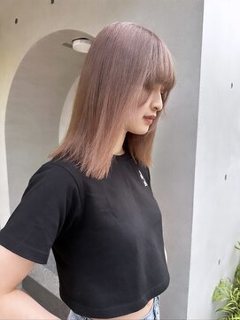 イノセンス 西宮北口店(innocence) 【1ブリーチ】ラベンダーブラウンベージュ