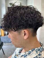 フゥ 宇都宮(FeU) 波巻きスパイラルパーマツイストパーマメンズマッシュパーマ