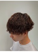 波巻きパーマ